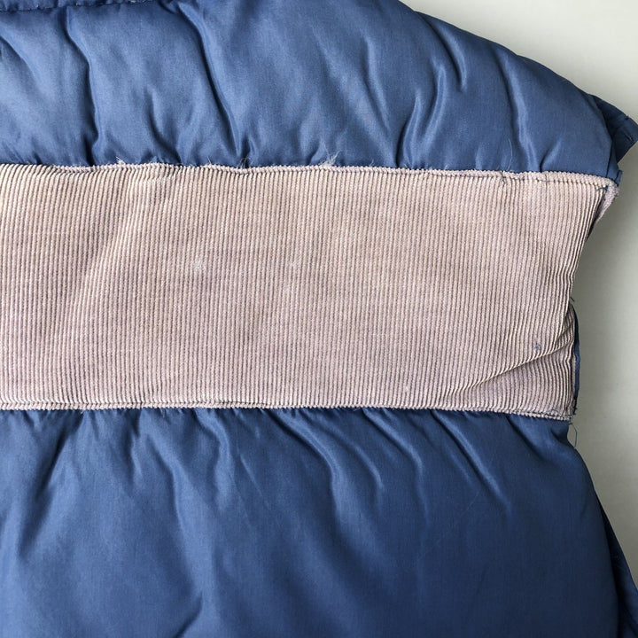 Special Price: 80s-90'S Vintage LL Bean Goose Down Vest, Men's Size L Nylon blue type Vintage Second Hand