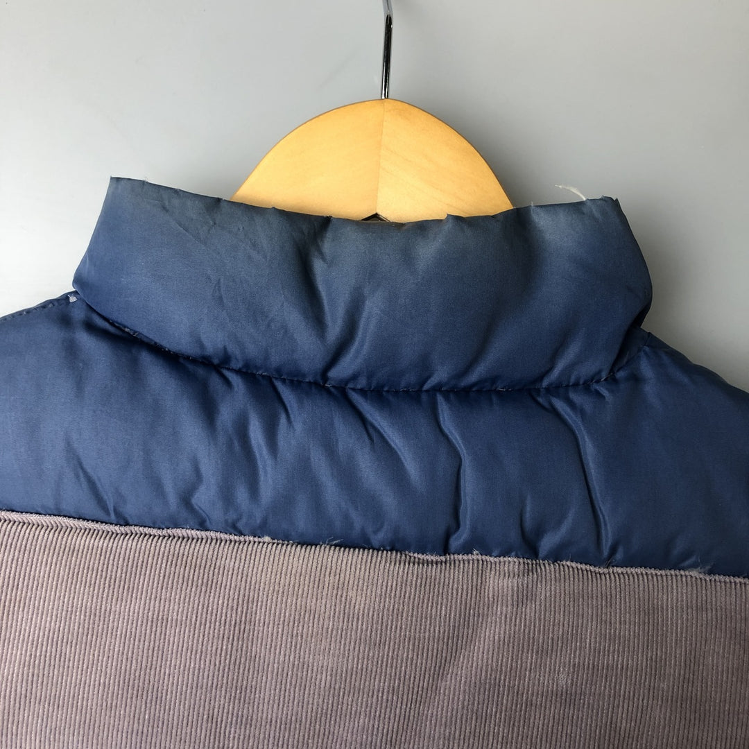 Special Price: 80s-90'S Vintage LL Bean Goose Down Vest, Men's Size L Nylon blue type Vintage Second Hand