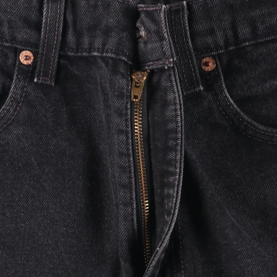 90'S Levi's 00550-0260 Relaxed Fit Tapered Leg Black Denim Pants, Made in USA, Men's Size W30 cotton black type Vintage Second Hand