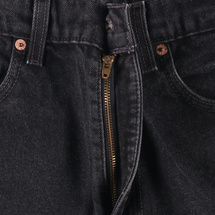 90'S Levi's 00550-0260 Relaxed Fit Tapered Leg Black Denim Pants, Made in USA, Men's Size W30 cotton black type Vintage Second Hand