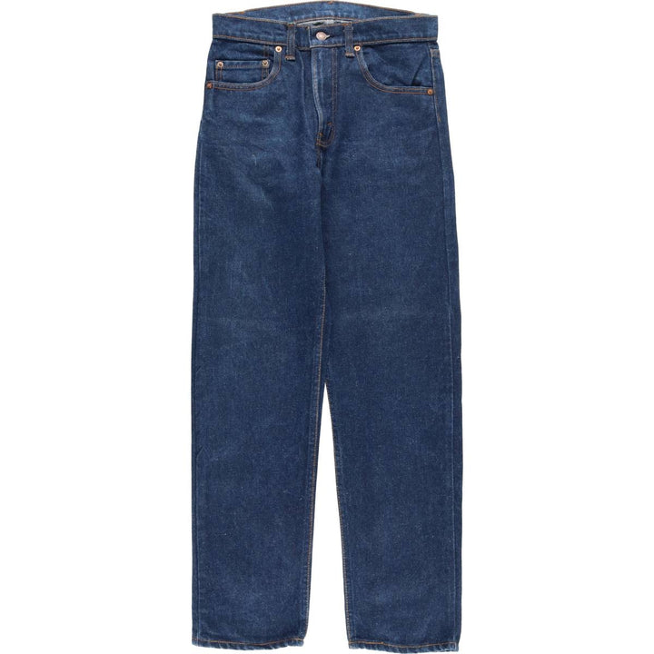 ~1990'S Levi's 505-0217 Straight Denim Pants, Made in USA, Women's Size L (equivalent to W29), Vintage unclear blue type Vintage Second Hand
