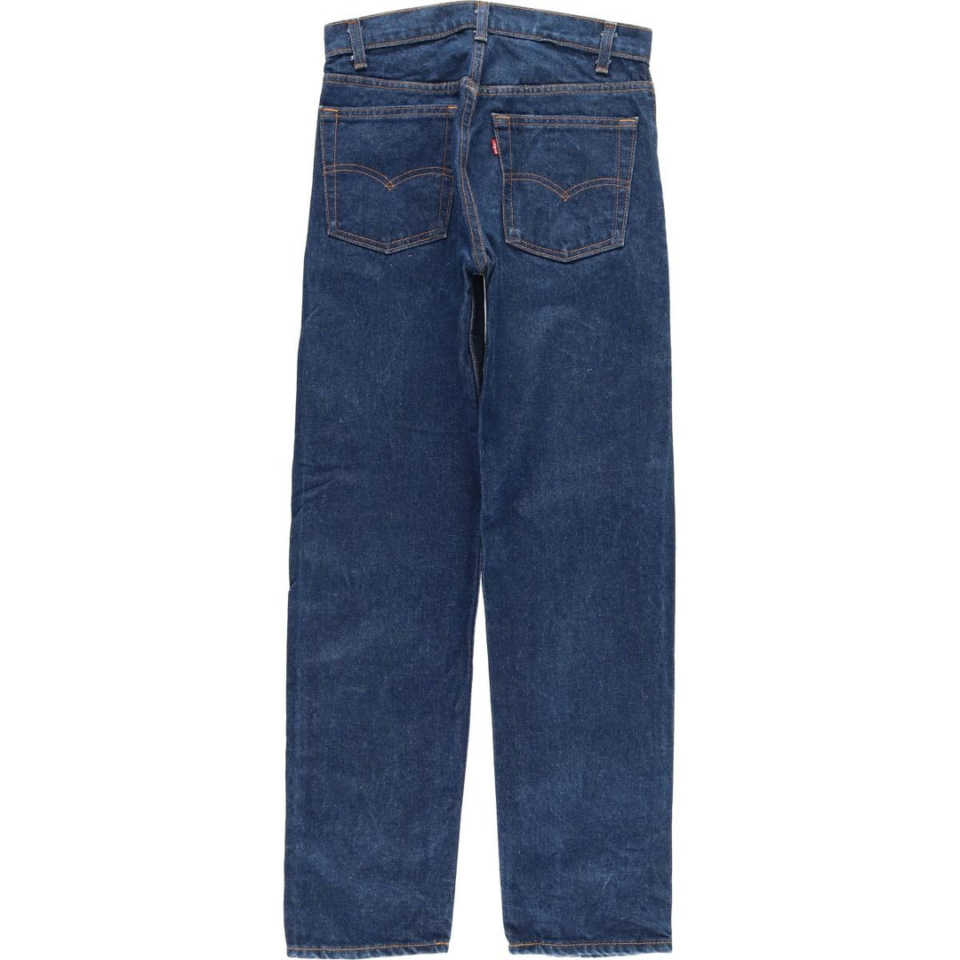 ~1990'S Levi's 505-0217 Straight Denim Pants, Made in USA, Women's Size L (equivalent to W29), Vintage unclear blue type Vintage Second Hand