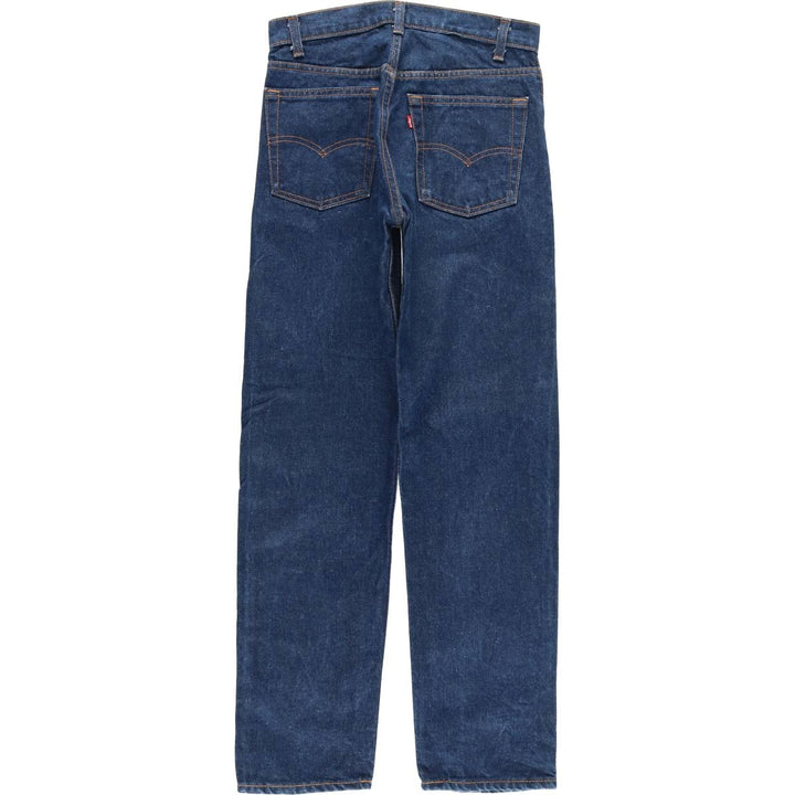 ~1990'S Levi's 505-0217 Straight Denim Pants, Made in USA, Women's Size L (equivalent to W29), Vintage unclear blue type Vintage Second Hand