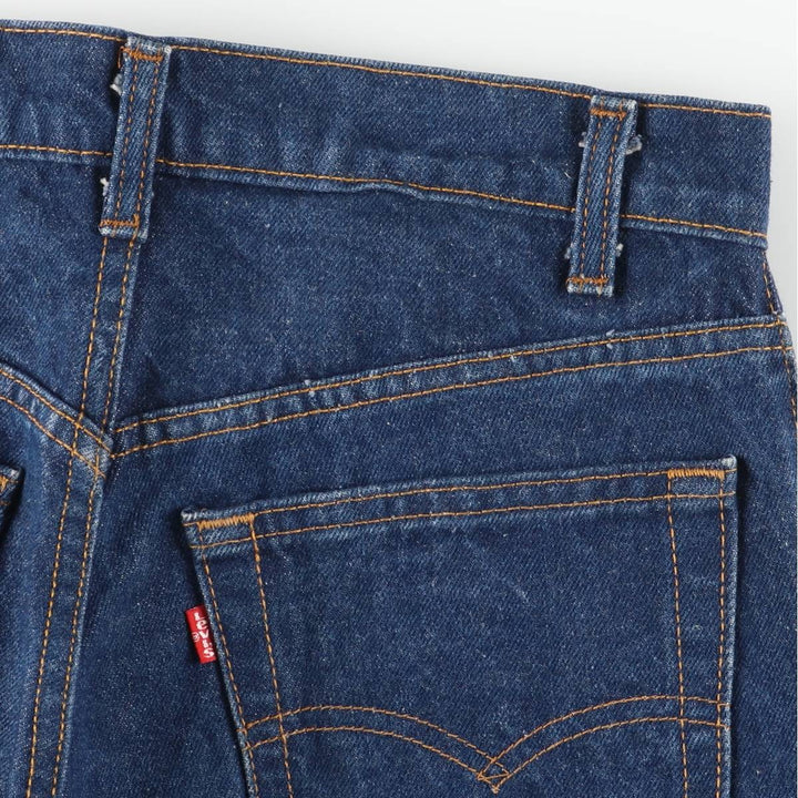 ~1990'S Levi's 505-0217 Straight Denim Pants, Made in USA, Women's Size L (equivalent to W29), Vintage unclear blue type Vintage Second Hand
