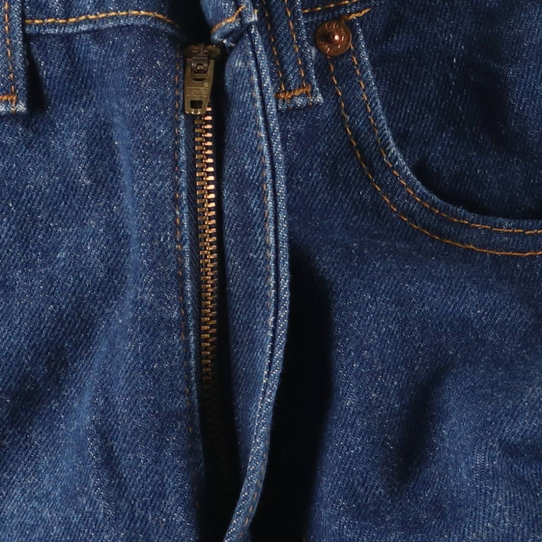 ~1990'S Levi's 505-0217 Straight Denim Pants, Made in USA, Women's Size L (equivalent to W29), Vintage unclear blue type Vintage Second Hand