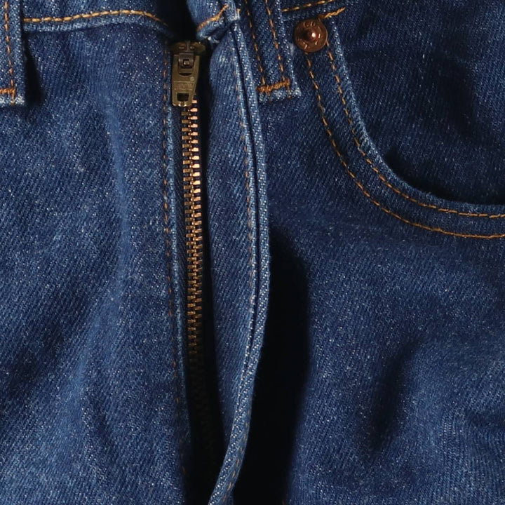 ~1990'S Levi's 505-0217 Straight Denim Pants, Made in USA, Women's Size L (equivalent to W29), Vintage unclear blue type Vintage Second Hand