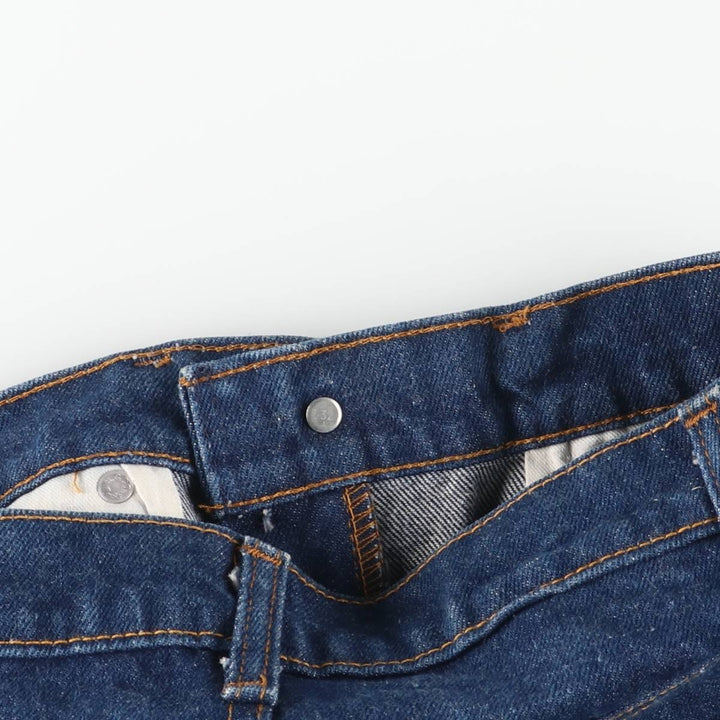 ~1990'S Levi's 505-0217 Straight Denim Pants, Made in USA, Women's Size L (equivalent to W29), Vintage unclear blue type Vintage Second Hand