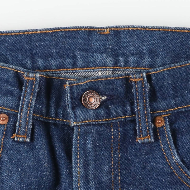 ~1990'S Levi's 505-0217 Straight Denim Pants, Made in USA, Women's Size L (equivalent to W29), Vintage unclear blue type Vintage Second Hand