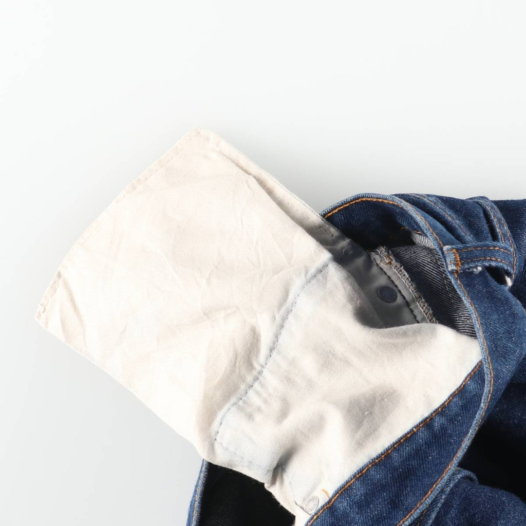 ~1990'S Levi's 505-0217 Straight Denim Pants, Made in USA, Women's Size L (equivalent to W29), Vintage unclear blue type Vintage Second Hand