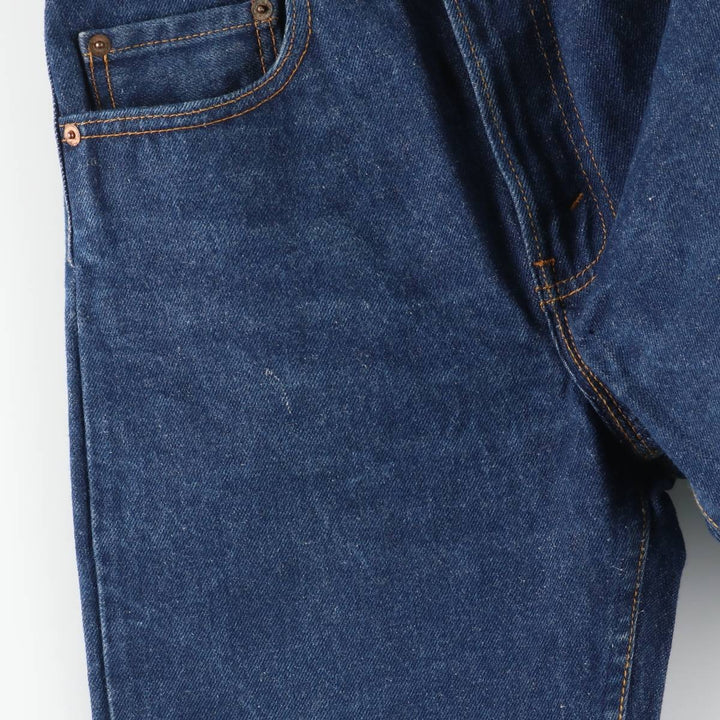 ~1990'S Levi's 505-0217 Straight Denim Pants, Made in USA, Women's Size L (equivalent to W29), Vintage unclear blue type Vintage Second Hand