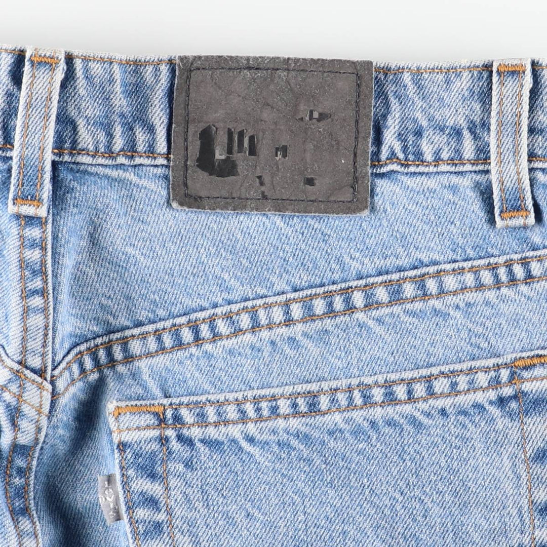 90'S Levi's Silver Tab Loose Tapered Denim Pants, Made in USA, Women's Size L (W30 equivalent), Vintage cotton Blue type light blue Vintage Second Hand