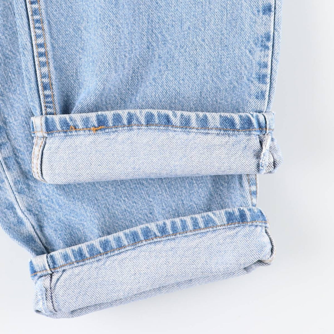90'S Levi's Silver Tab Loose Tapered Denim Pants, Made in USA, Women's Size L (W30 equivalent), Vintage cotton Blue type light blue Vintage Second Hand