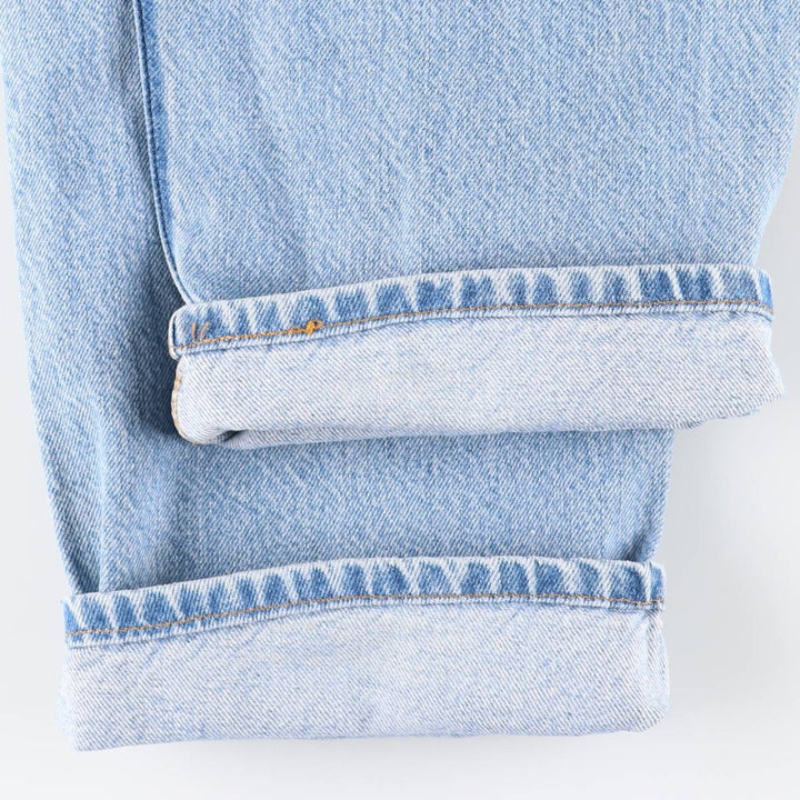 90'S Levi's Silver Tab Loose Tapered Denim Pants, Made in USA, Women's Size L (W30 equivalent), Vintage cotton Blue type light blue Vintage Second Hand