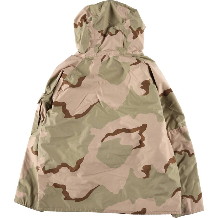 Authentic 2000'S US Military Camouflage Pattern 3C Desert Camo ECWCS 1st Gen Late Model Military Gore-Tex Parka, Made in USA, Size X-LARGE-REGULAR unclear Beige type Vintage Second Hand
