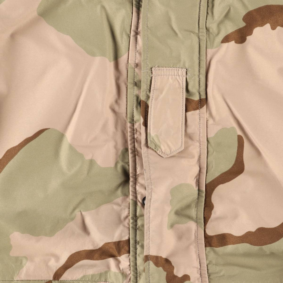 Authentic 2000'S US Military Camouflage Pattern 3C Desert Camo ECWCS 1st Gen Late Model Military Gore-Tex Parka, Made in USA, Size X-LARGE-REGULAR unclear Beige type Vintage Second Hand