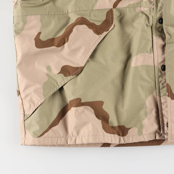 Authentic 2000'S US Military Camouflage Pattern 3C Desert Camo ECWCS 1st Gen Late Model Military Gore-Tex Parka, Made in USA, Size X-LARGE-REGULAR unclear Beige type Vintage Second Hand