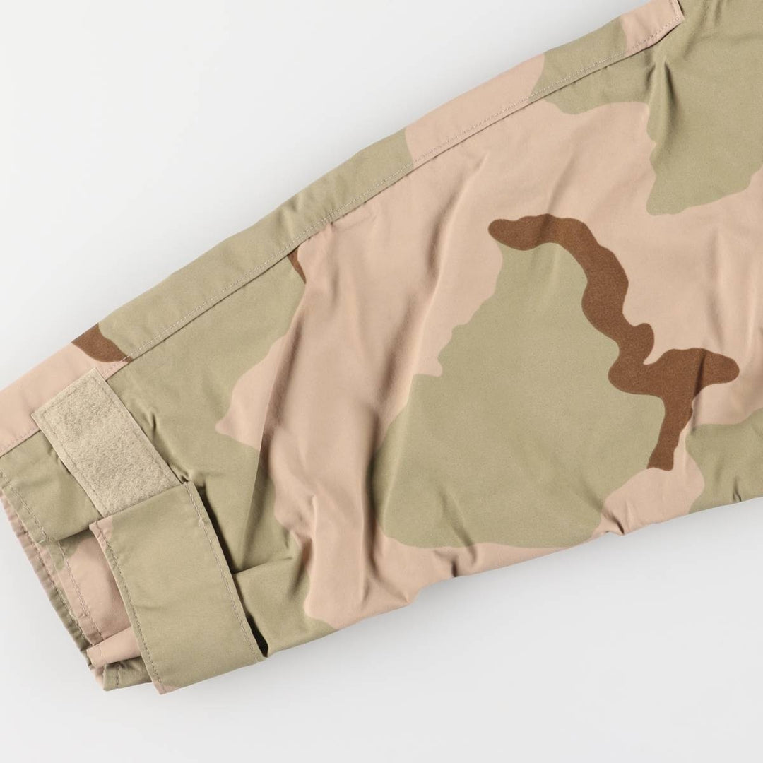 Authentic 2000'S US Military Camouflage Pattern 3C Desert Camo ECWCS 1st Gen Late Model Military Gore-Tex Parka, Made in USA, Size X-LARGE-REGULAR unclear Beige type Vintage Second Hand