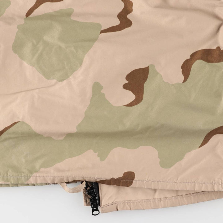 Authentic 2000'S US Military Camouflage Pattern 3C Desert Camo ECWCS 1st Gen Late Model Military Gore-Tex Parka, Made in USA, Size X-LARGE-REGULAR unclear Beige type Vintage Second Hand
