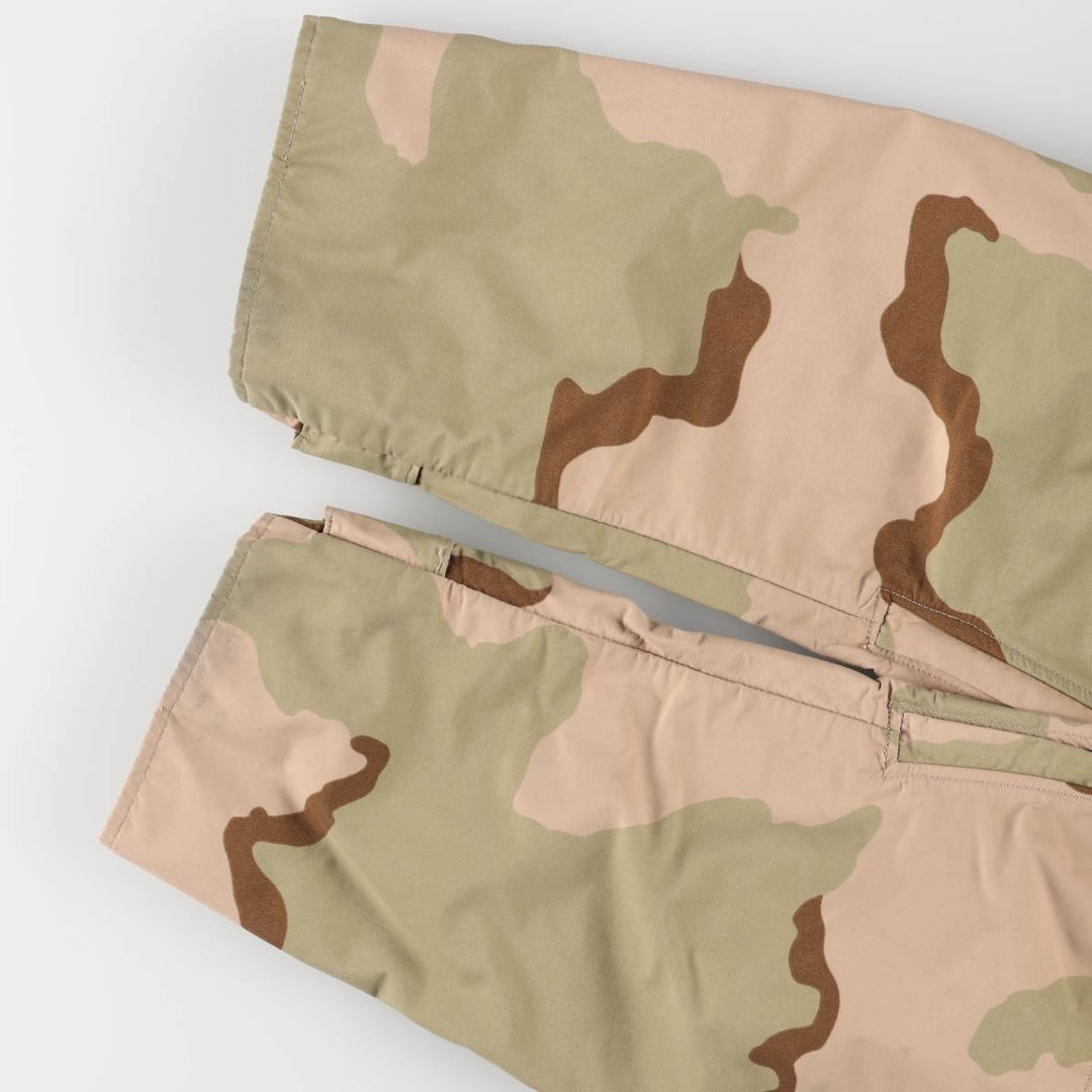 Authentic 2000'S US Military Camouflage Pattern 3C Desert Camo ECWCS 1st Gen Late Model Military Gore-Tex Parka, Made in USA, Size X-LARGE-REGULAR unclear Beige type Vintage Second Hand