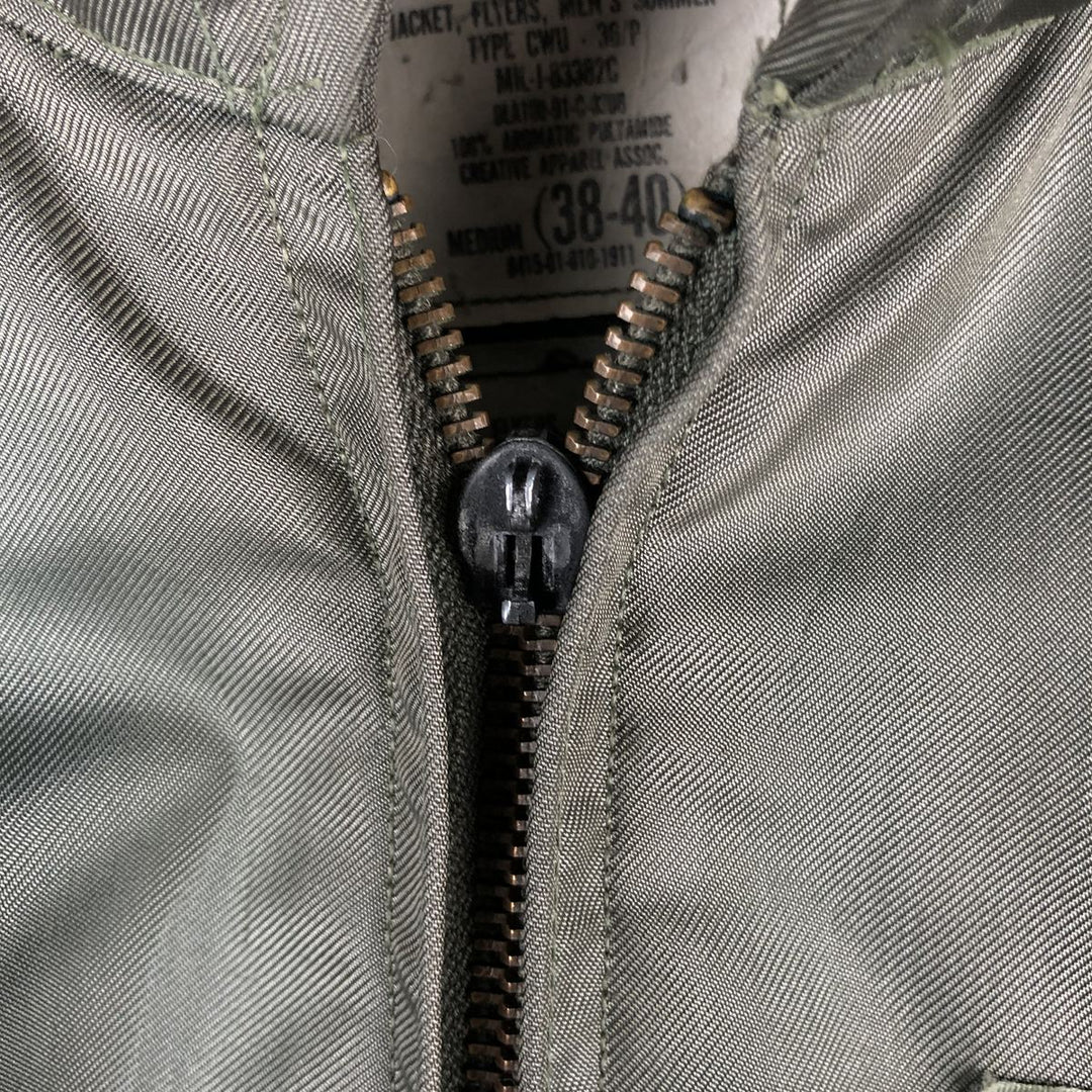 90's US military actual product CWU-36 Aromatic polyamide Khaki type Vintage Second Hand