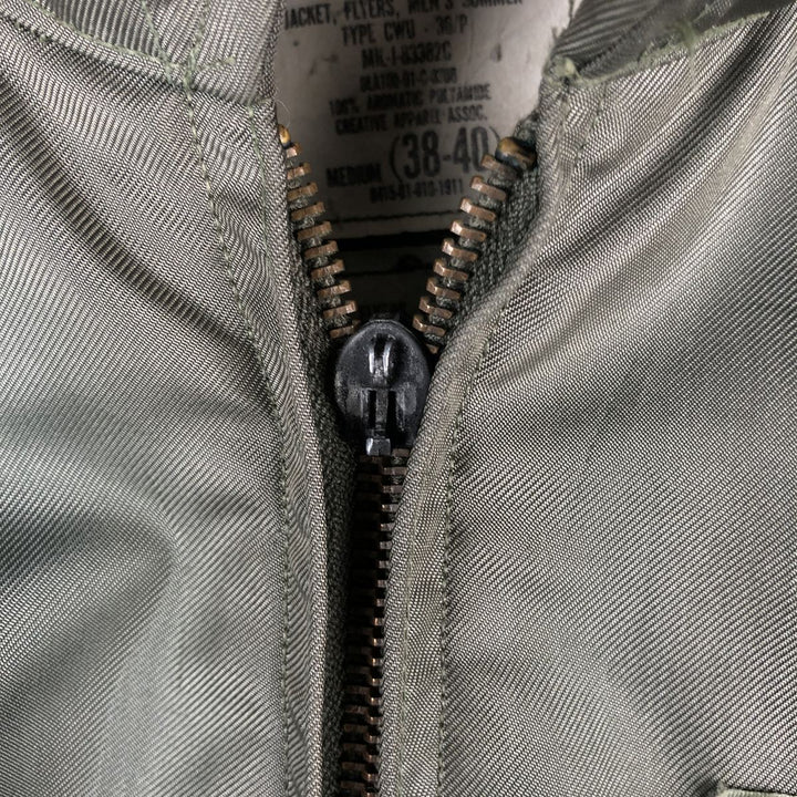 90's US military actual product CWU-36 Aromatic polyamide Khaki type Vintage Second Hand