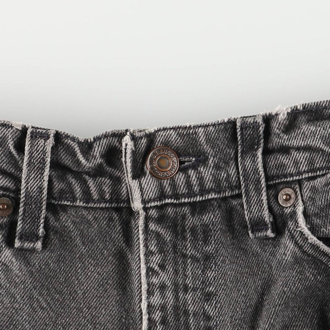 90'S Levi's 560-0260 Relax Fit Tapered Leg Black Denim Pants, Men's Size W31 unclear black type Vintage Second Hand