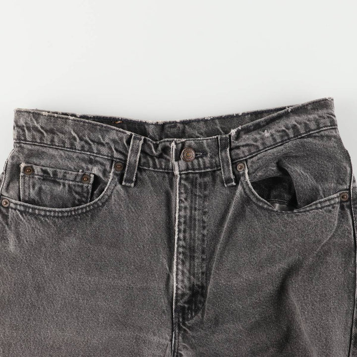 90'S Levi's 560-0260 Relax Fit Tapered Leg Black Denim Pants, Men's Size W31 unclear black type Vintage Second Hand