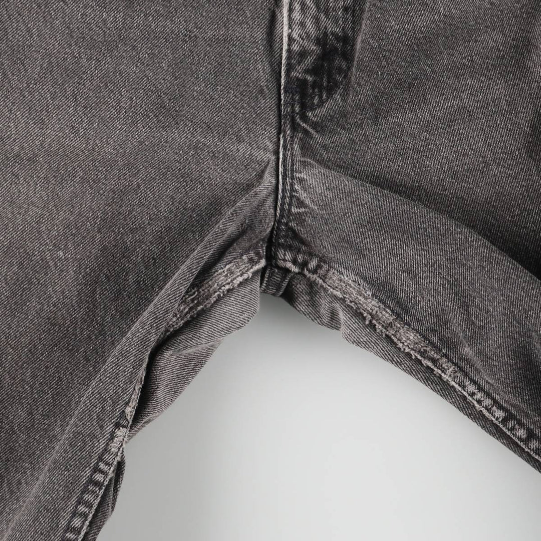 90'S Levi's 560-0260 Relax Fit Tapered Leg Black Denim Pants, Men's Size W31 unclear black type Vintage Second Hand