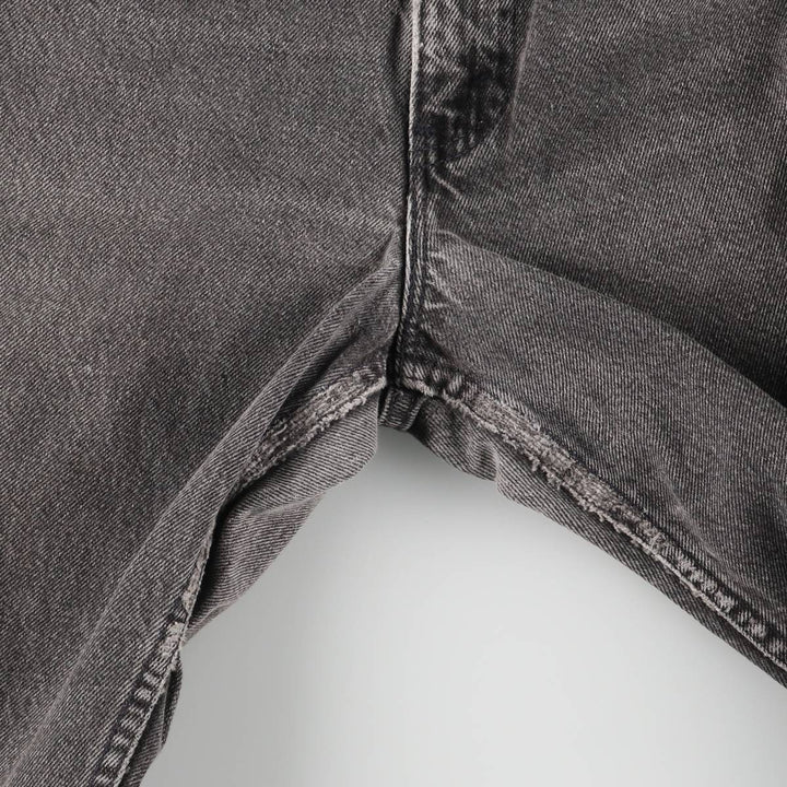 90'S Levi's 560-0260 Relax Fit Tapered Leg Black Denim Pants, Men's Size W31 unclear black type Vintage Second Hand