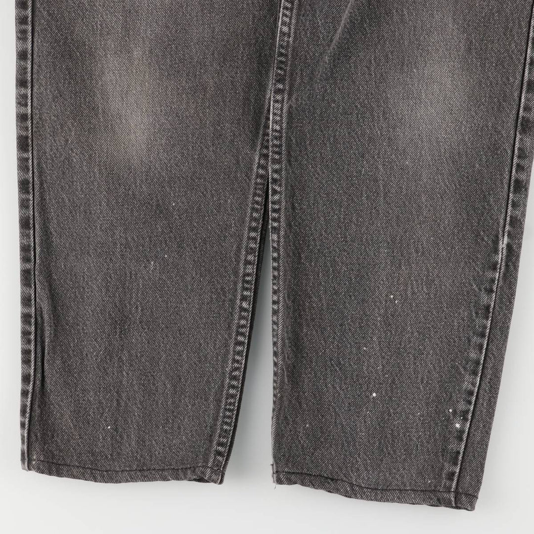 90'S Levi's 560-0260 Relax Fit Tapered Leg Black Denim Pants, Men's Size W31 unclear black type Vintage Second Hand