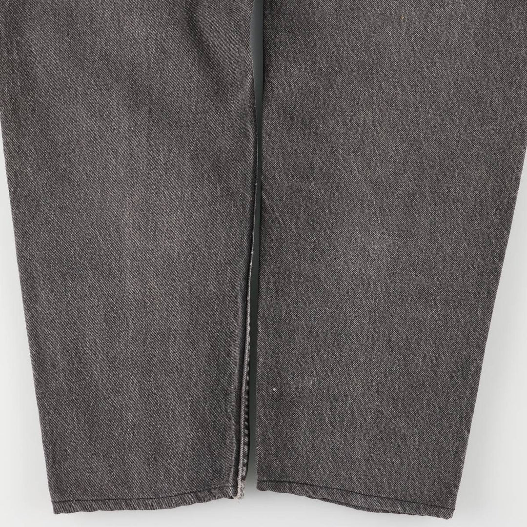 90'S Levi's 560-0260 Relax Fit Tapered Leg Black Denim Pants, Men's Size W31 unclear black type Vintage Second Hand