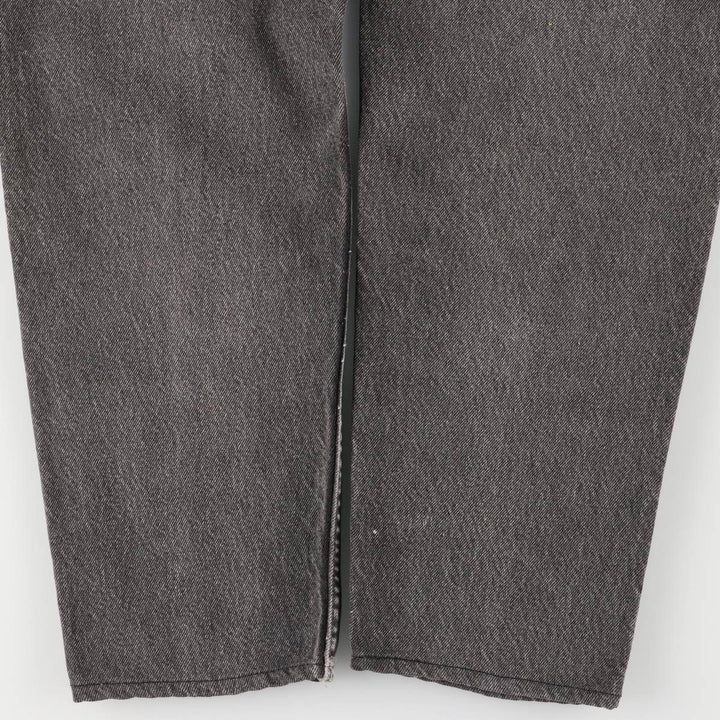 90'S Levi's 560-0260 Relax Fit Tapered Leg Black Denim Pants, Men's Size W31 unclear black type Vintage Second Hand