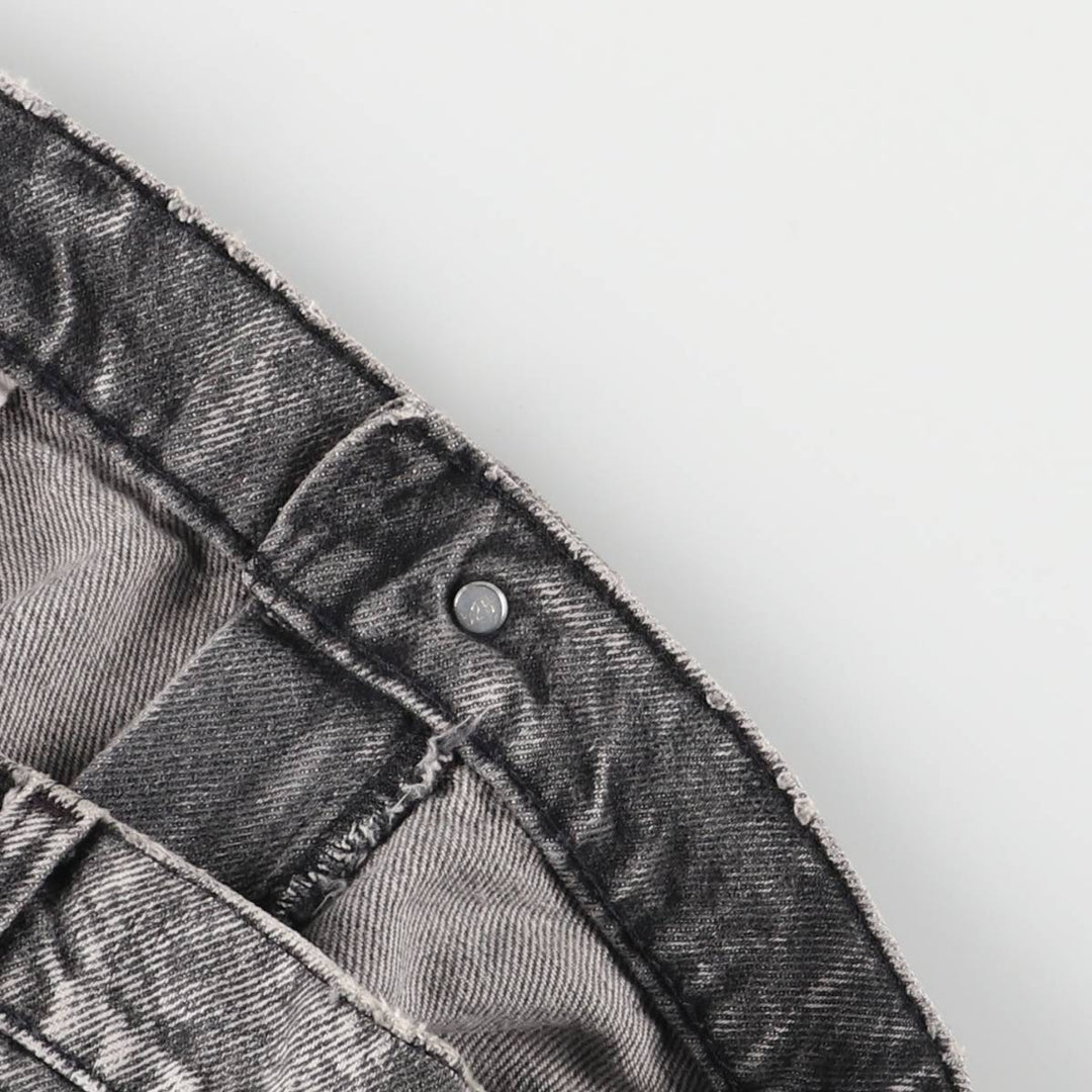 Levi's Chemical Wash Tapered Denim Pants, Size W35L34 (Men's Size W34) unclear black type Vintage Second Hand