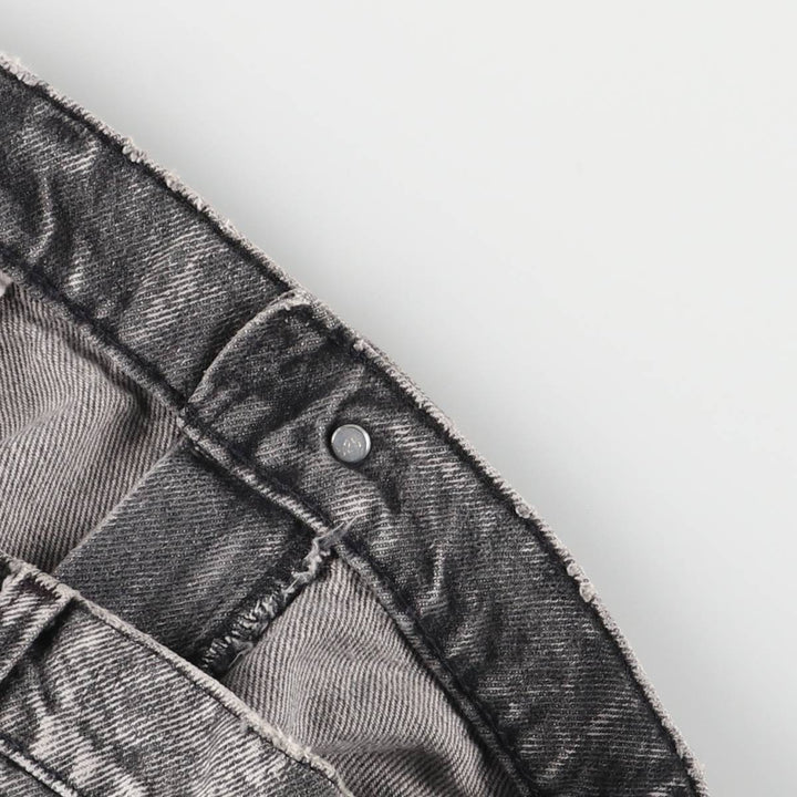 Levi's Chemical Wash Tapered Denim Pants, Size W35L34 (Men's Size W34) unclear black type Vintage Second Hand