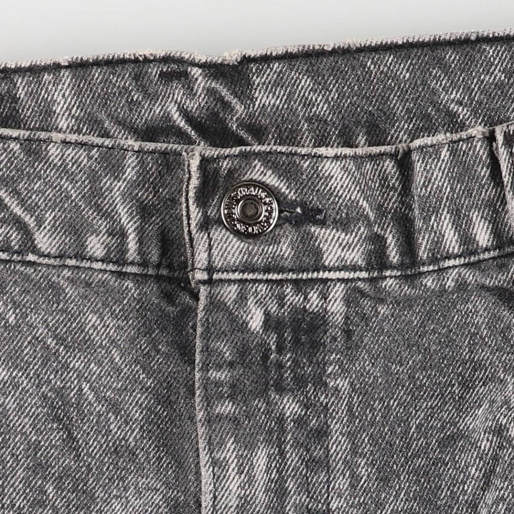 Levi's Chemical Wash Tapered Denim Pants, Size W35L34 (Men's Size W34) unclear black type Vintage Second Hand