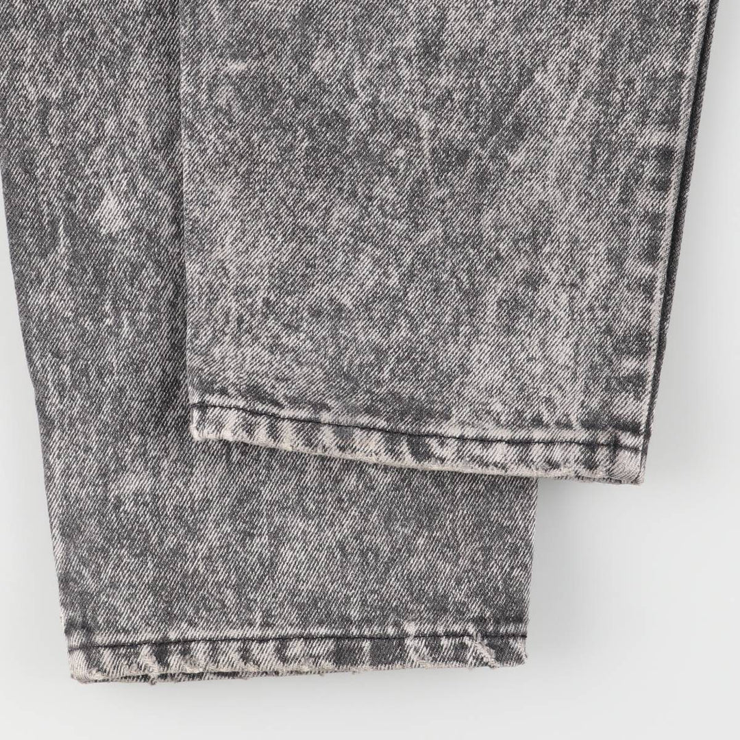 Levi's Chemical Wash Tapered Denim Pants, Size W35L34 (Men's Size W34) unclear black type Vintage Second Hand