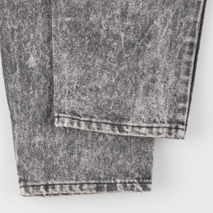 Levi's Chemical Wash Tapered Denim Pants, Size W35L34 (Men's Size W34) unclear black type Vintage Second Hand