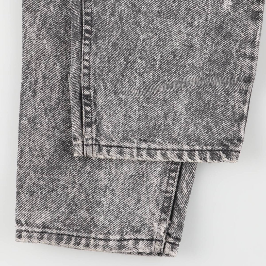 Levi's Chemical Wash Tapered Denim Pants, Size W35L34 (Men's Size W34) unclear black type Vintage Second Hand