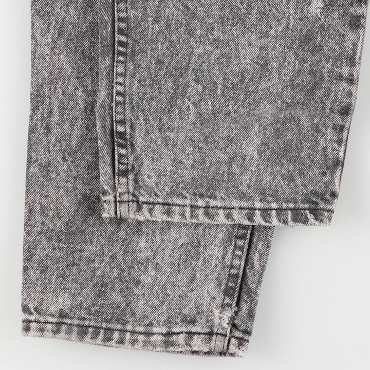 Levi's Chemical Wash Tapered Denim Pants, Size W35L34 (Men's Size W34) unclear black type Vintage Second Hand