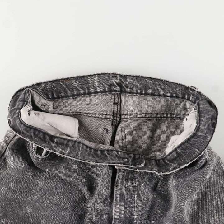 Levi's Chemical Wash Tapered Denim Pants, Size W35L34 (Men's Size W34) unclear black type Vintage Second Hand