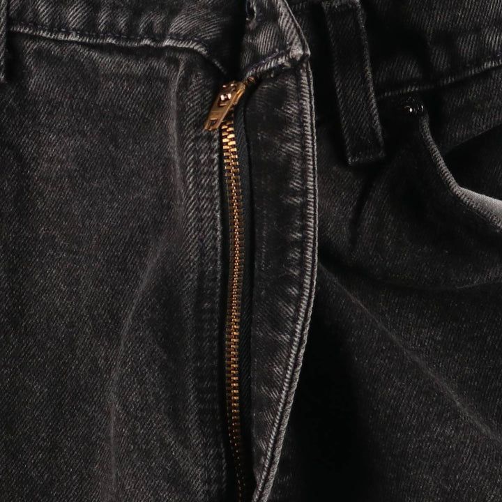 90'S Levi's Relaxed Fit Black Denim Tapered Denim Pants with Orange Tabs, Made in USA, Men's Size 34 cotton black type Vintage Second Hand