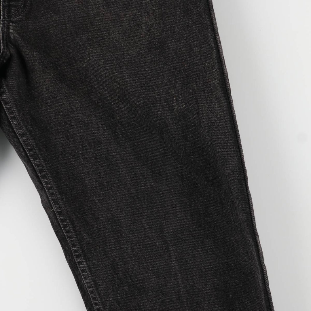 90'S Levi's Relaxed Fit Black Denim Tapered Denim Pants with Orange Tabs, Made in USA, Men's Size 34 cotton black type Vintage Second Hand