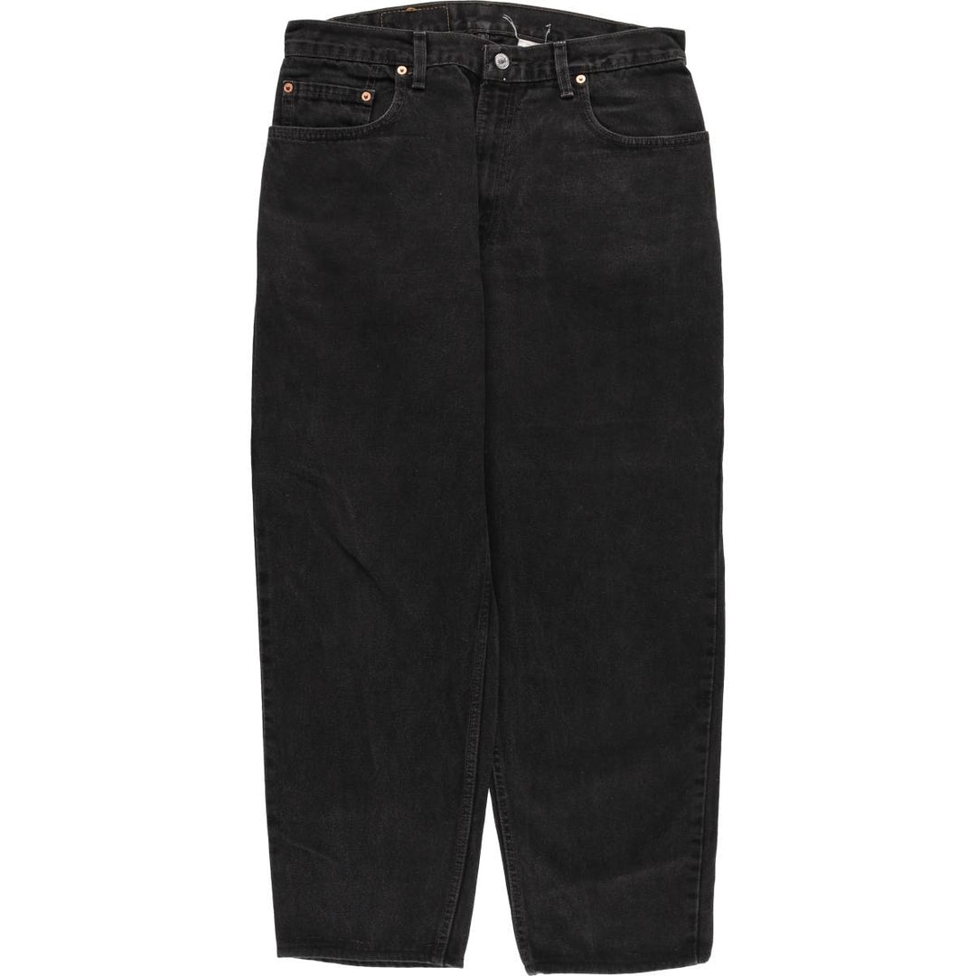 2000'S Levi's RED TAB black denim tapered denim pants, men's size W33 unclear black type Vintage Second Hand