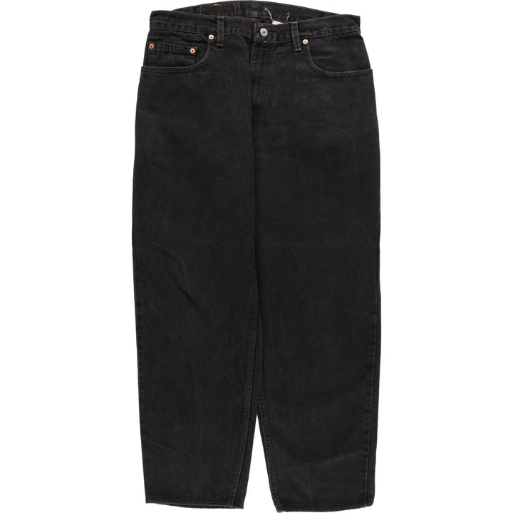2000'S Levi's RED TAB black denim tapered denim pants, men's size W33 unclear black type Vintage Second Hand