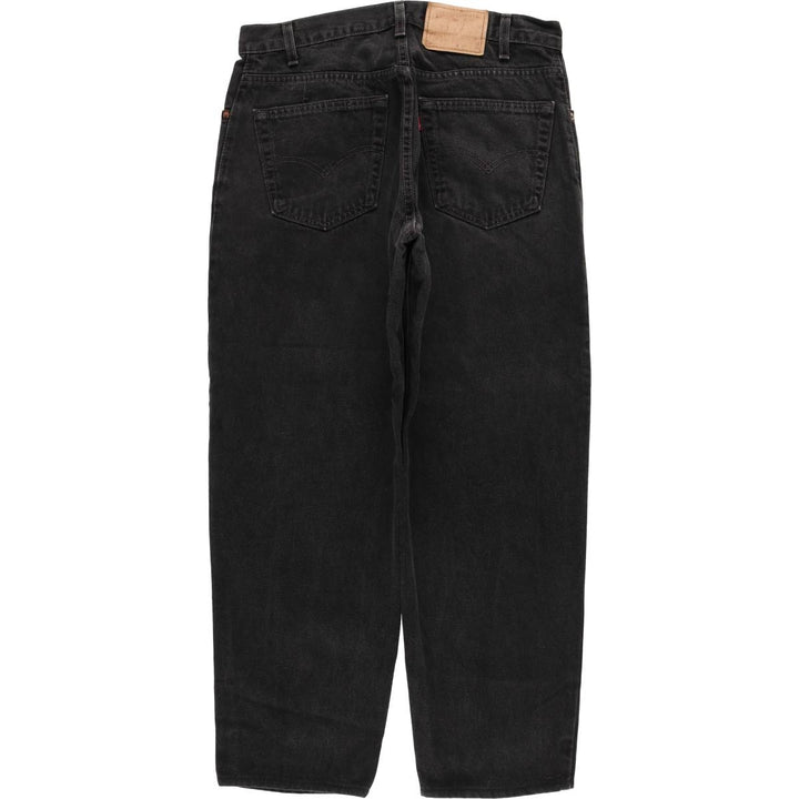 2000'S Levi's RED TAB black denim tapered denim pants, men's size W33 unclear black type Vintage Second Hand
