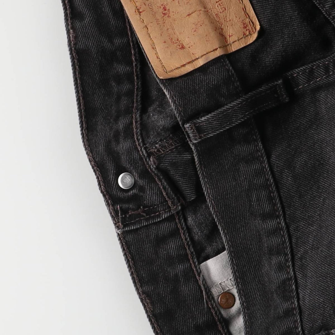 2000'S Levi's RED TAB black denim tapered denim pants, men's size W33 unclear black type Vintage Second Hand