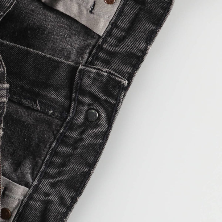 Vintage 90'S Levi's 0560-0260 Loose Fit Tapered Leg Black Denim Pants, Made in USA, Size 34, Size 30, Size L cotton black type Vintage Second Hand