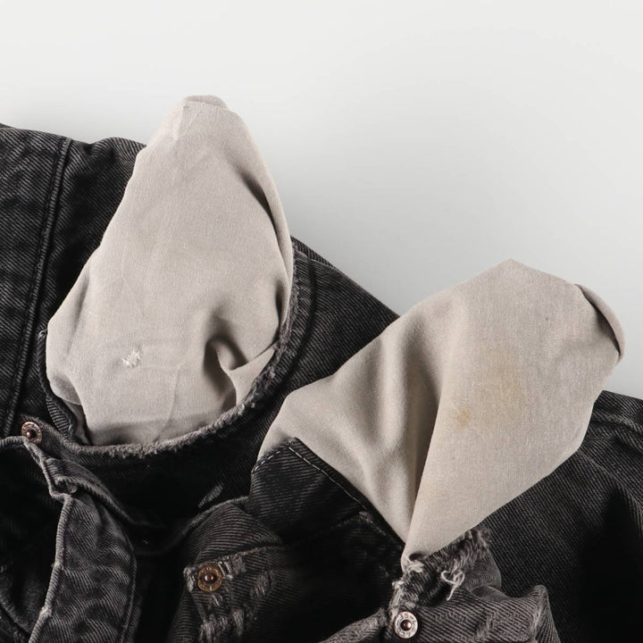 Vintage 90'S Levi's 0560-0260 Loose Fit Tapered Leg Black Denim Pants, Made in USA, Size 34, Size 30, Size L cotton black type Vintage Second Hand