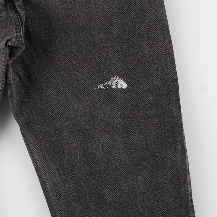 Vintage 90'S Levi's 0560-0260 Loose Fit Tapered Leg Black Denim Pants, Made in USA, Size 34, Size 30, Size L cotton black type Vintage Second Hand