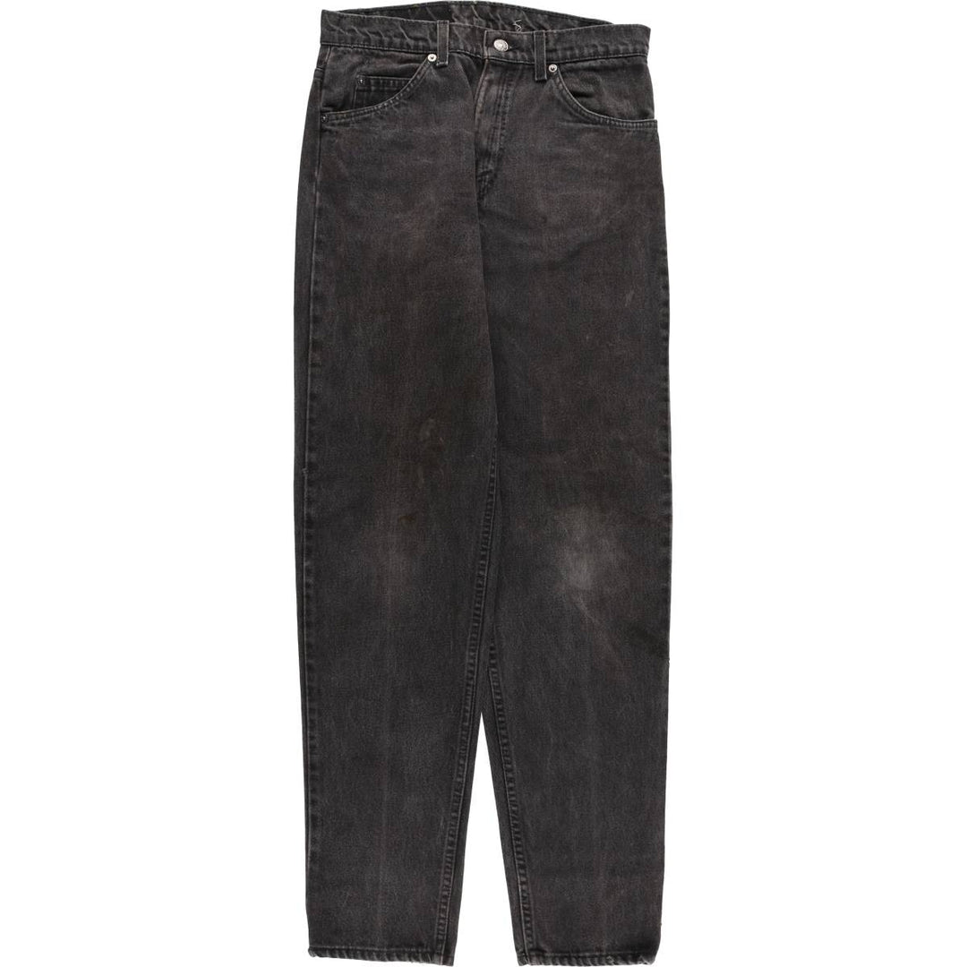 90'S Levi's 40550-4159 Orange Tab Black Denim Tapered Denim Pants, Made in USA, Men's Size W29 cotton black type Vintage Second Hand